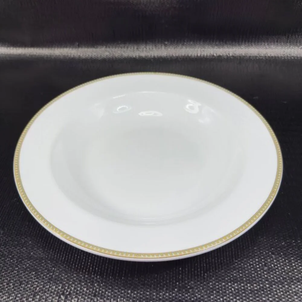 Fortessa Decorated Edges Deep Dish Bowl 9inch Porcelain Dishes Bowls Set 3 VTG‎
